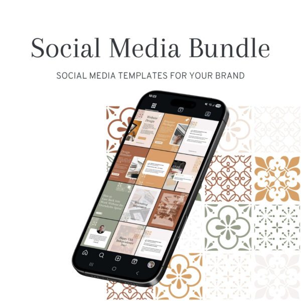 Social media bundle Social media templates for your brand