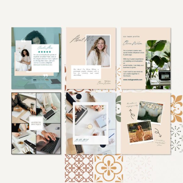 Social Media Kit - 40 Pre-built social media templates